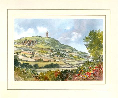 Scrabo Tower - Original Watercolour Painting by Martin Goode - Martin ...