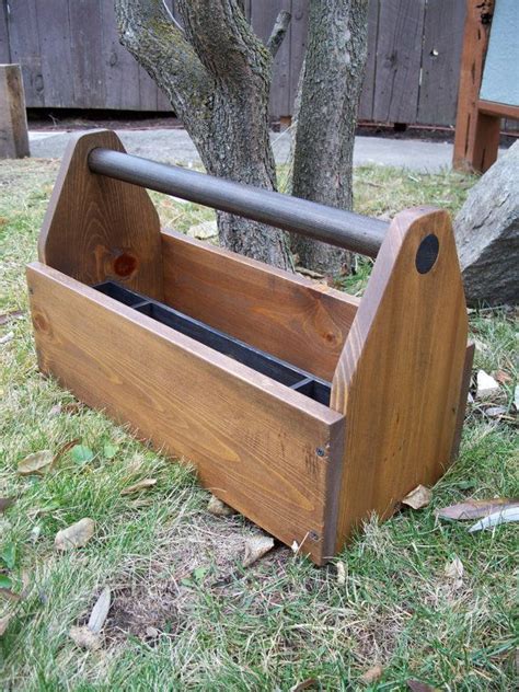 Hand Crafted Wood Tool Tote Wood Tool Box By MiscKDesigns On Etsy 68