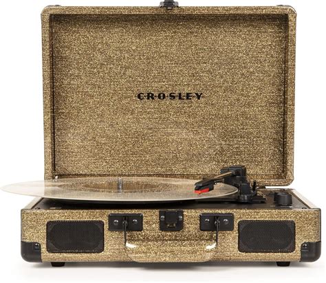 Crosley 100TH Anniversary CR8005D Cruiser Bluetooth Portable Turntable ...