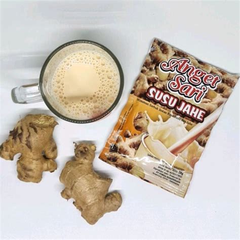 Jual Anget Sari Susu Jahe Sachet Minuman Herbal Jamu Tradisional Alami