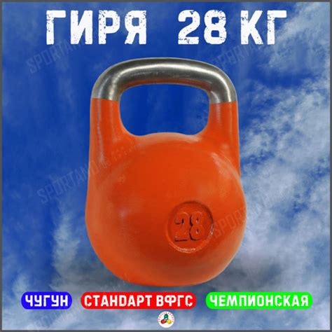 Цельная гиря TITAN, 28 кг - купить по выгодной цене в интернет-магазине ...