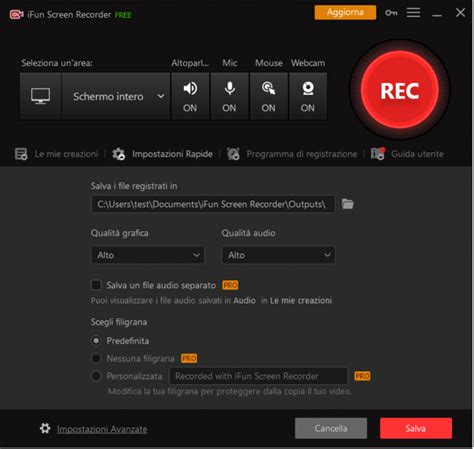 Registrare Schermo Pc Con Audio Gratis Ifun Screen Recorder Bitmat