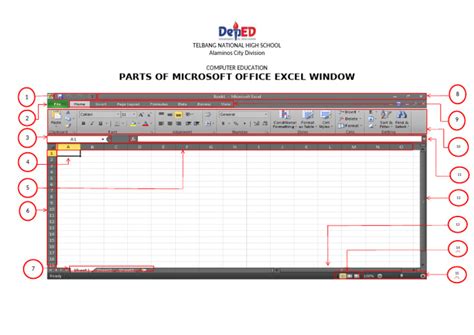 microsoft excel window components guide