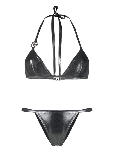 Kim Dolce Gabbana Dg Logo Triangle Bikini Dolce Gabbana Eraldo