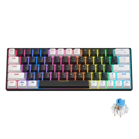 Para Teclado Mecánico Gamer K 646 Hot Swap Rgb 63 Teclas Envío gratis