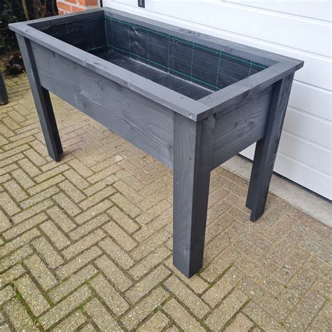 Kweektafel Van Antraciet Gebeitst Douglas Hout Moestuinbak Kweekbak