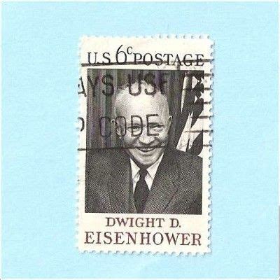 1969 US Stamp Dwight D Eisenhower 6 Cents Scott 1383 Used On EBid