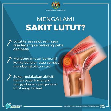 Kkmalaysia On Twitter Sakit Lutut Boleh Terjadi Kerana Struktur