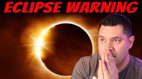 Solar Eclipse 2024you Have Been Warned Youtube