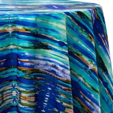 Ultimate Textile Kaleido 102 Inch Round Patterned Tablecloth Walmart