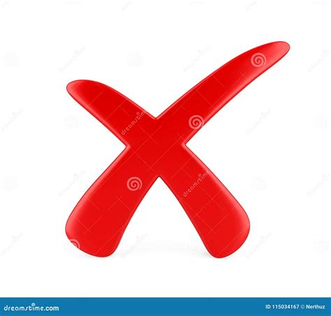 Wrong Cross Symbol Isolated Stock Illustration Illustration Of Choice