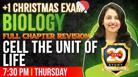 Plus One Biology Christmas Exam Cell The Unit Of Life Full Chapter