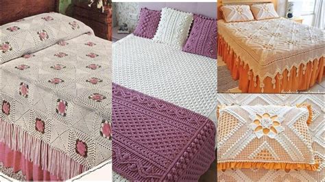 Crochet Crochet And Knitting Bedsheet Luxurious Embllishment Crochet