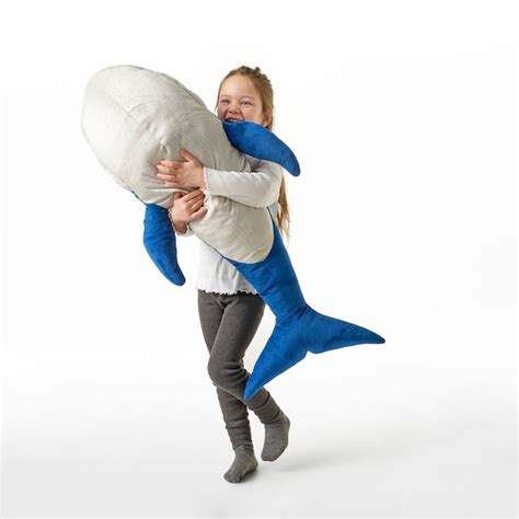 BlÅvingad Soft Toy Blue Whale 39 Ikea