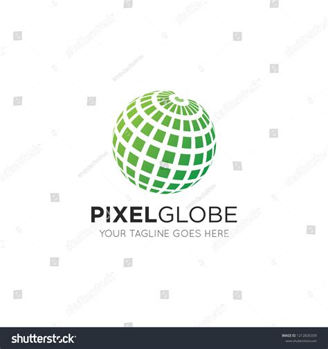 3d Globe Logo Design Vector Symbol Stock Vector (Royalty Free ...