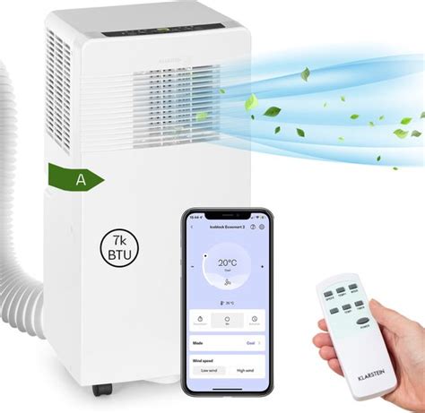 Klarstein Iceblock Ecosmart Mobiele Airco Met Afvoerslang In