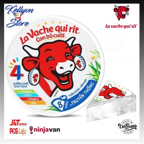 Vietnam Laughing Cow Cheese La Vache Qui Rit Con Bo Cuoi 笑牛奶酪 [8 Pcs