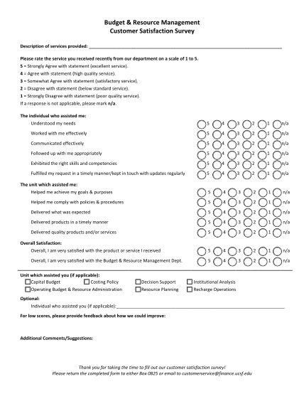 86 Customer Satisfaction Survey Template Word Page 2 Free To Edit Download And Print Cocodoc