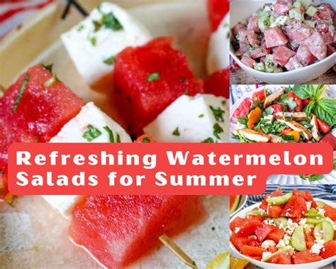 Refreshing Watermelon Salads For Summer Just A Pinch