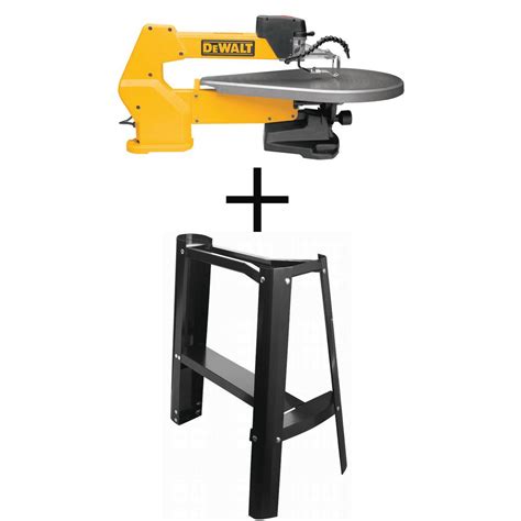 Dewalt 20 In Variable Speed Corded Scroll Saw With Bonus Scroll Saw Stand Dw788wdw7880 The