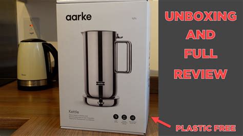 Aarke Stainless Steeltemperature Control Electric Kettle Unboxing And