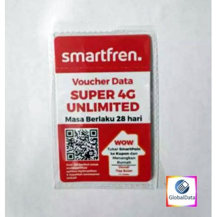 Jual Voucher Kuota Smartfren Unlimited FUP 1GB Aktif 1 Bulan Berlaku