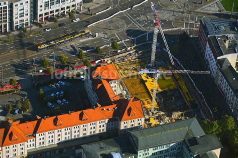 Leipzig Von Oben Neubau Des Unternehmens Verwaltungsgeb Ude Netzwerk