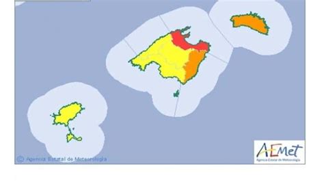 Aemet Activa El Aviso Rojo Por Lluvias En El Norte Y Nordeste De Mallorca