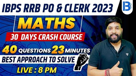 IBPS RRB PO CLERK 2023 30 Days Crash Course 40 Questions 23