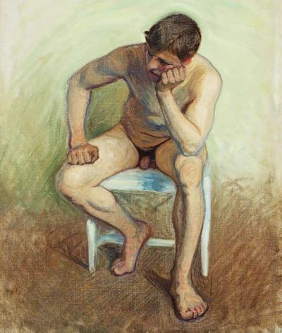 Seated Nude c 1906 by Eugène Jansson 18621915 Tumbex