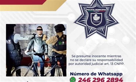 Polic A De Chiautempan Detiene A Sujeto Por Intento De Robo De Bicicleta