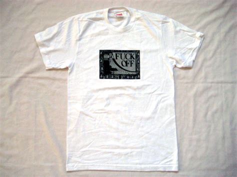 Yahoo オークション M Supreme Fuck Off Teeシュプリームファックオ