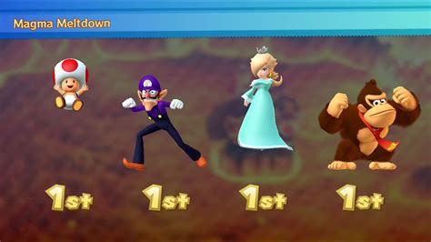 Mario Party 10 Coin Challenge Master CPU Rosalina Vs Waluigi Vs