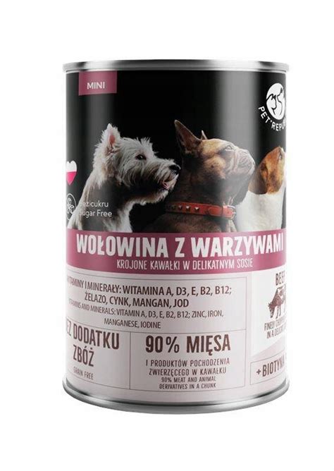 Pet Republic Karma Mokra dla Psa 400g Wołowina 13615310932 Allegro pl