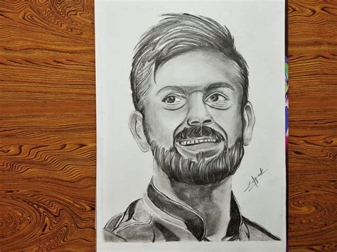 How To Draw Virat Kohli Ll Pencil Sketch Drawings Pencil Sketch