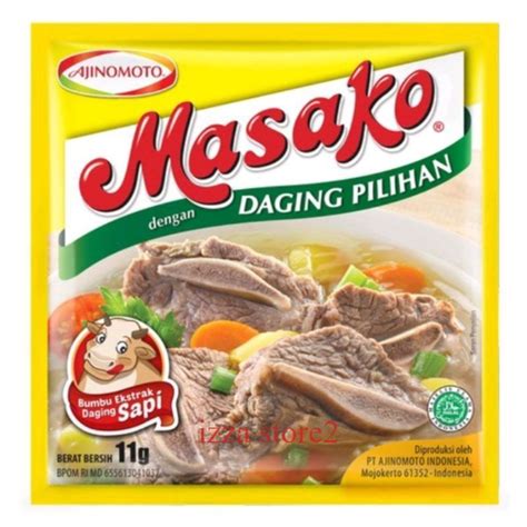 Jual Ajinomoto Masako Dengan Daging Pilihan Rasa Sapi Gr Gr Bumbu