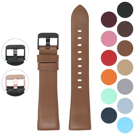 Smooth Leather Strap For Fitbit Charge 4 Charge 3 StrapsCo Fitbit