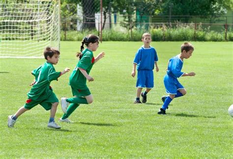 Children playing soccer — Stock Photo © fotokostic #10350758