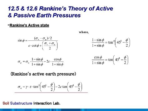 Active Earth Pressure Coefficient For Cohesive Soil - The Earth Images ...