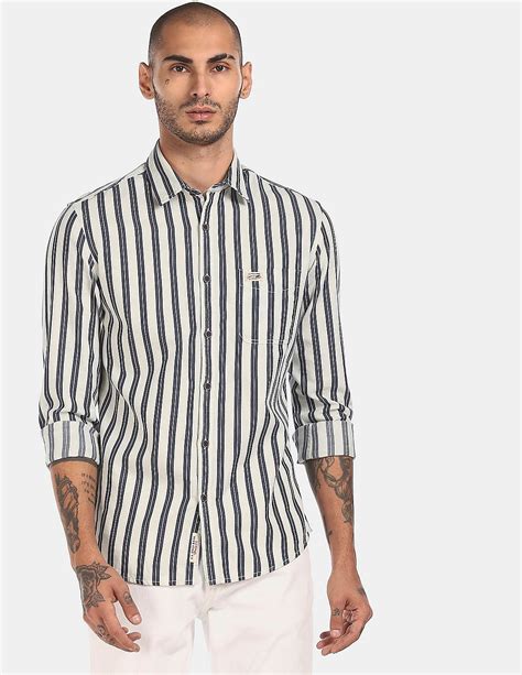 Buy Us Polo Assn Denim Co Cotton Striped Casual Shirt