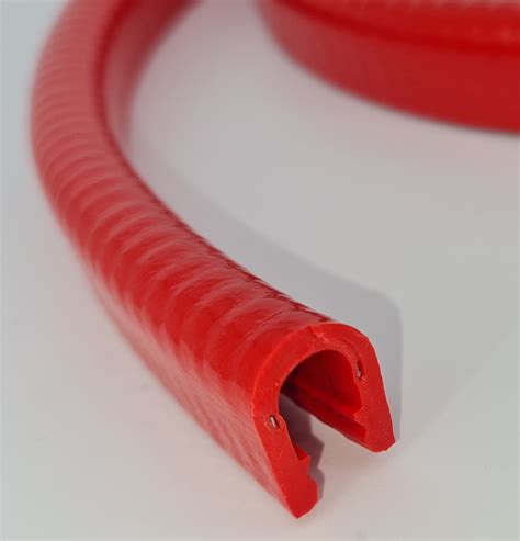 Pvc Kantenschutz Mit Stahleinlage Klemmbereich Mm Feuerrot