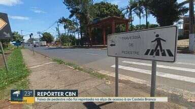 Bom Dia Cidade Ribeirão Preto Faixa de pedestre aguarda pintura em