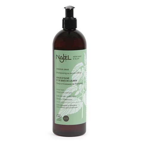 Champ De Jab N De Alepo En Para Cabello Graso Ml De Najel En