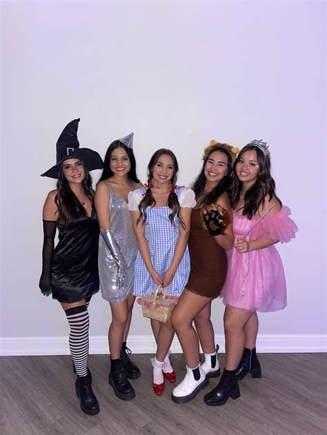 Wizard Of Oz Halloween Group Costume Trio Halloween Costumes