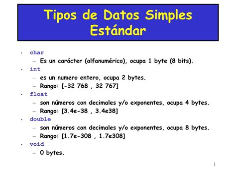 Ppt Tipo De Datos Básicos Powerpoint Presentation Free Download Id6255766