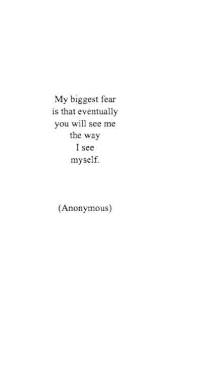 My Biggest Fear