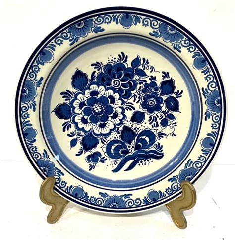 Ancienne Assiette En Porcelaine Fa Ence Delfts Publicitaire Bi Re