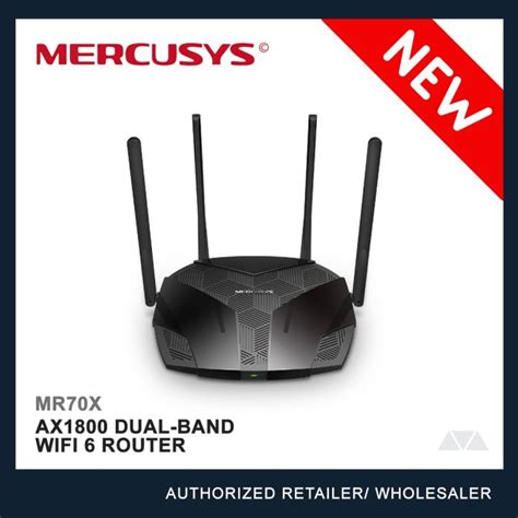 Mercusys Mr X Ax Dual Band Wifi Router Powered By Tp Link