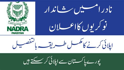 Nadra Director Procurement Jobs Online Apply Rozigo