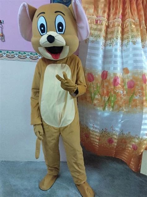 Free Post To West Malaysia Only Ready Stock Tom Catjerry Mouse Mascot Costume Size M Rm220